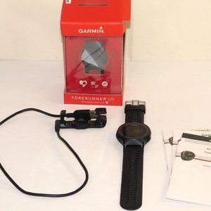 GARMIN Forerunner 225 Black/Red GPS Running Watch with Wrist-based Heart Rate